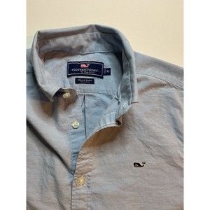 Vineyard Vines Button Down Mens XS Blue Long Sleeve Whale Shirt READ Description